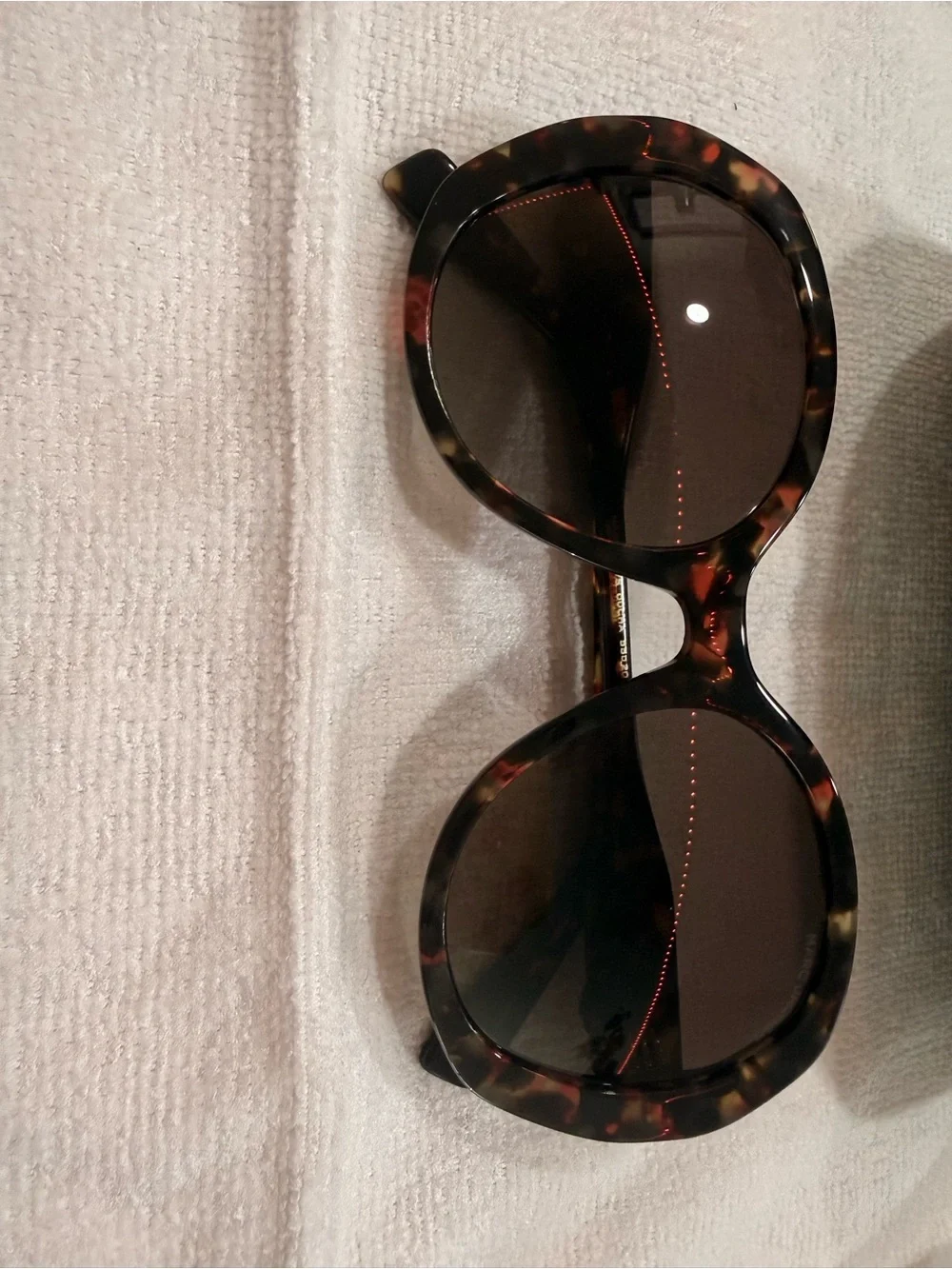 Marc Jacobs Tortoiseshell Oversized Sunglasses with Brown Lenses